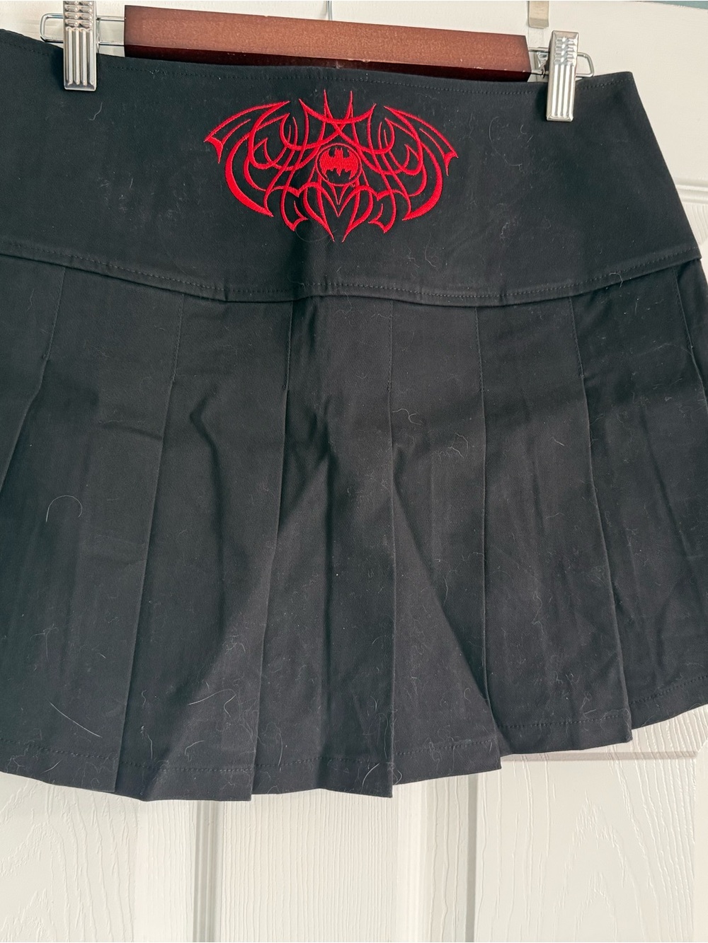 Dolls Kill DC Comics Batman You Summoned Me Pleated Mini Skirt